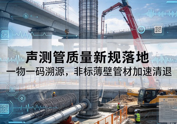 安陆声测管质量新规落地，一物一码溯源，非标薄壁管材加速清退