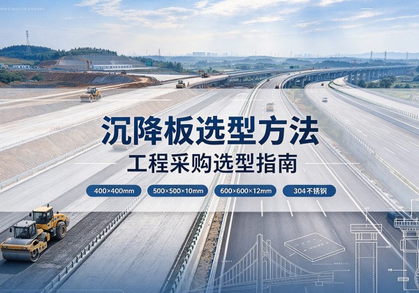 安陆沉降板选择方法